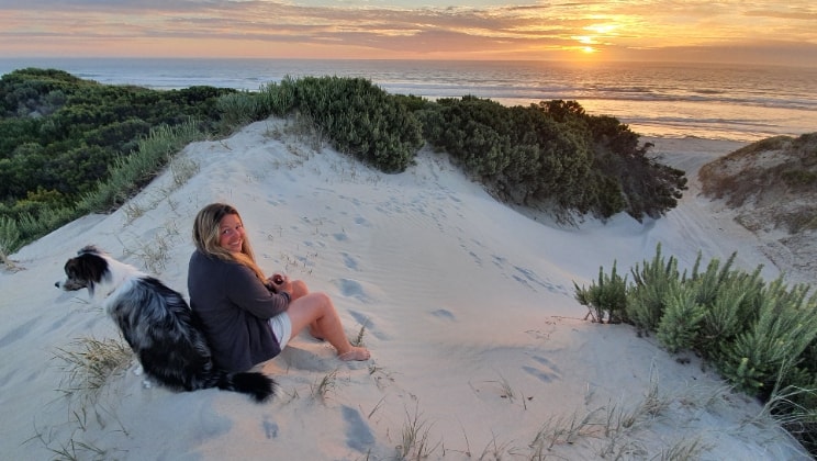 Hanna in Ocean grove back image